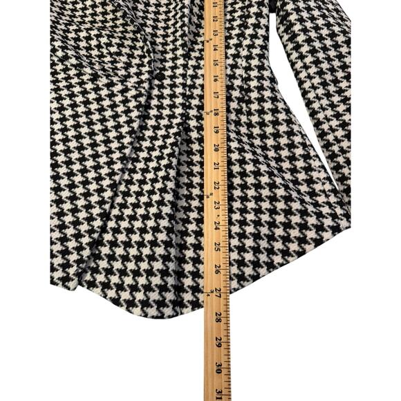 Tahari Arthur S. Levine Women’s Houndstooth Blazer Jacket Size 10 Black White - Picture 5 of 9